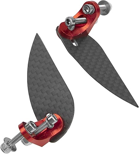Miniatura 4 de Aletas de giro de fibra de carbono ajustables 2.165 inx 0.827 in RC cuchillo de agua apto para 23.6-27.6 in Electric Nitro Power barcos de control