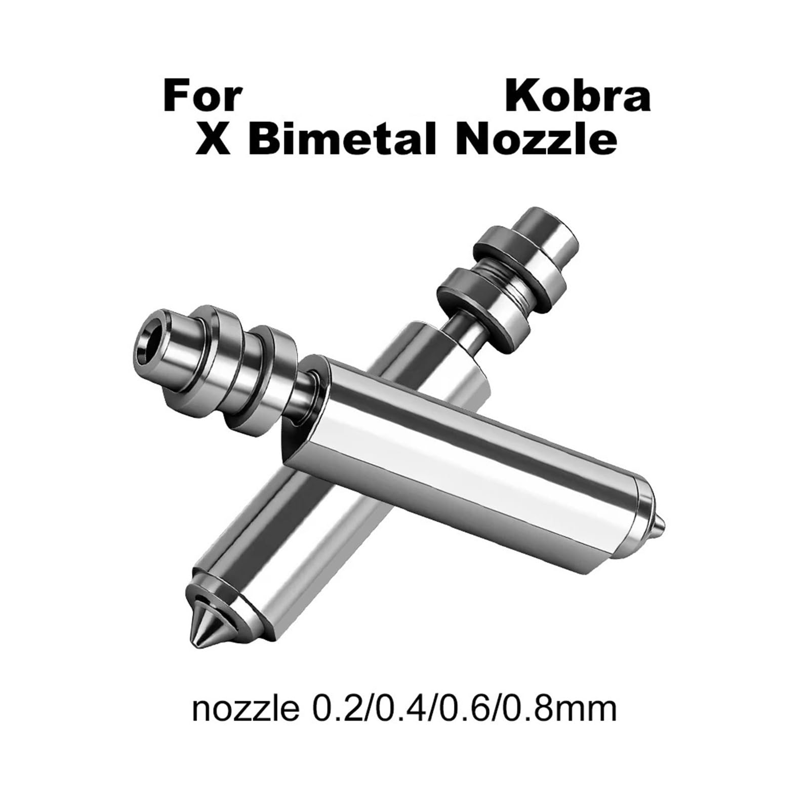 Compatible con Anycubic, juego de boquillas Kobra X de 0,25-0,8mm