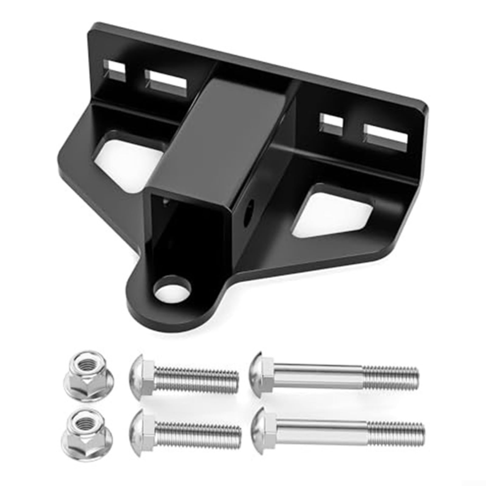 Récepteur de remorque capacité 3 175 kg en acier avec boulons pour tondeuse