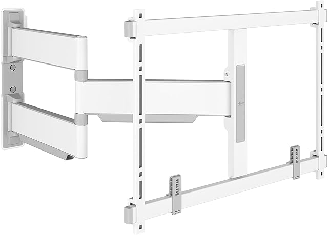 Vogel's Elite 5645 full-motion ultra-thin TV wall bracket for 40-77 inch TVs, Max. 45 kg, Swivels up to 180°, Full-motion TV mount max. VESA 600x400, Universally compatible