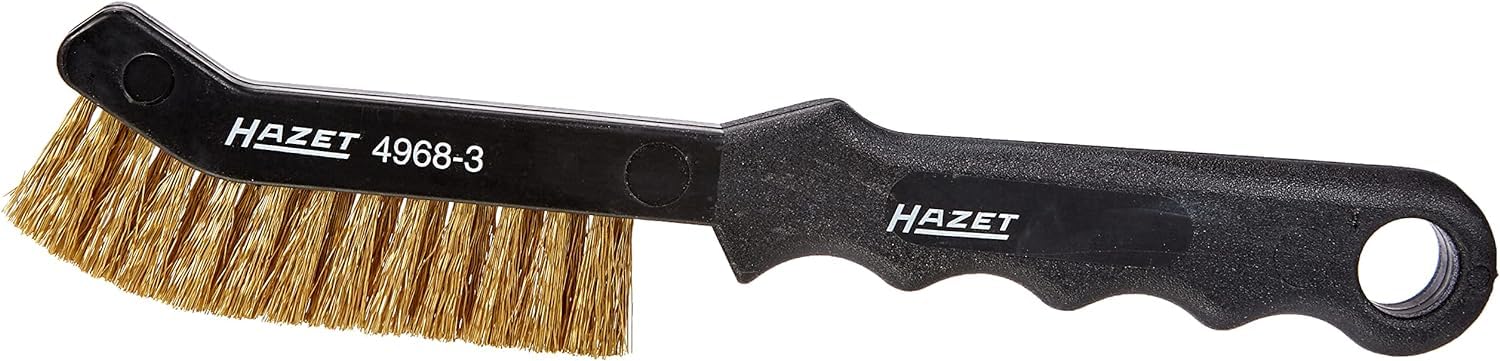 HAZET 4968-3 I wąska konstrukcja, uchwyt z tworzywa sztucznego z otworem do zawieszania I do delikatnego czyszczenia aluminiowych zacisków hamulcowych