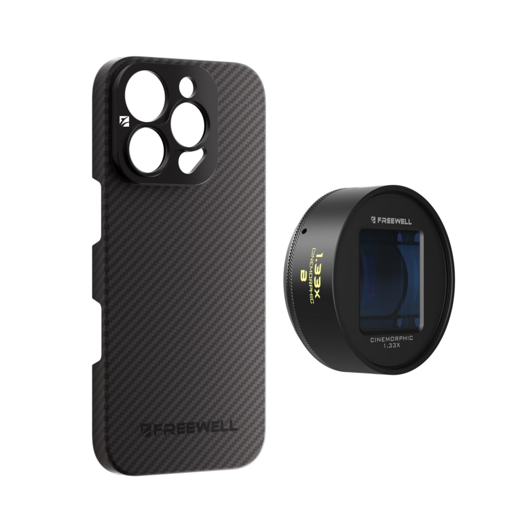 Kit Objectif Freewell Sherpa - Anamorphique 1,33 + ND - Pour IPhone/Samsung