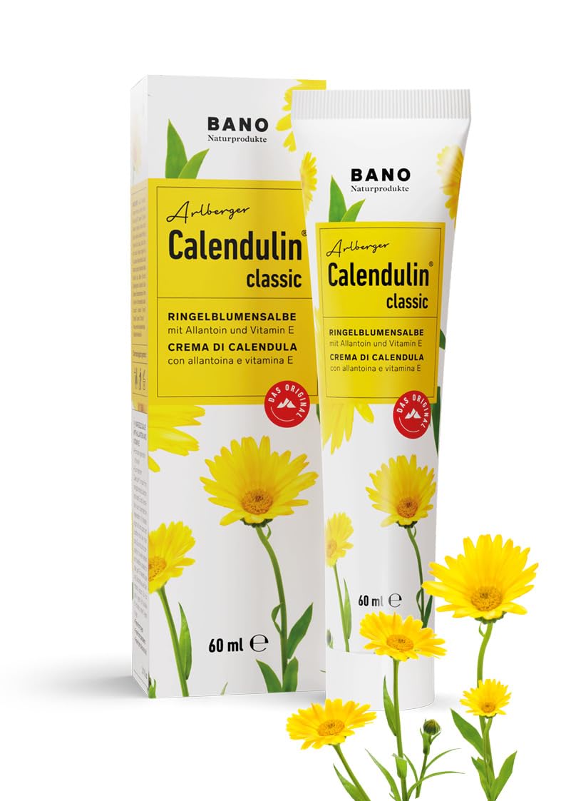 Ringelblumensalbe Mit Calendula & Hamamelis – Beruhigende Pflege Für Trockene, Empfindliche Haut & Babyhaut, 50 Ml