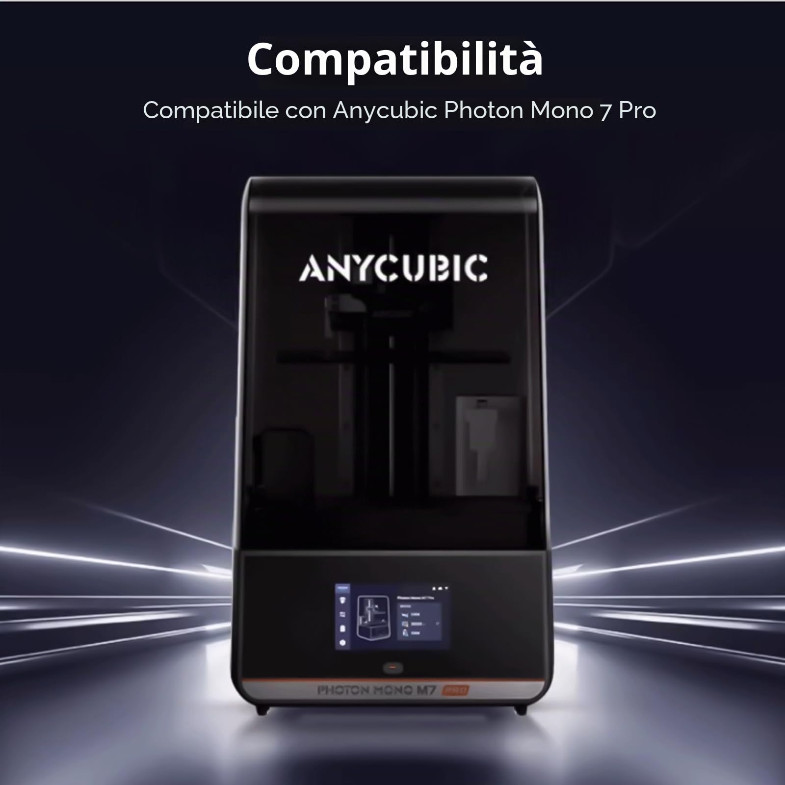 Original Photon Mono M7 Pro UV Resin Vat Tank for Stampante 3D Serbatoio Di Resina a Controllo Dinamico Della Temperatura con Pellicola ACF Preinstallata SOLO for Anycubic Photon Mono M7 Pro
