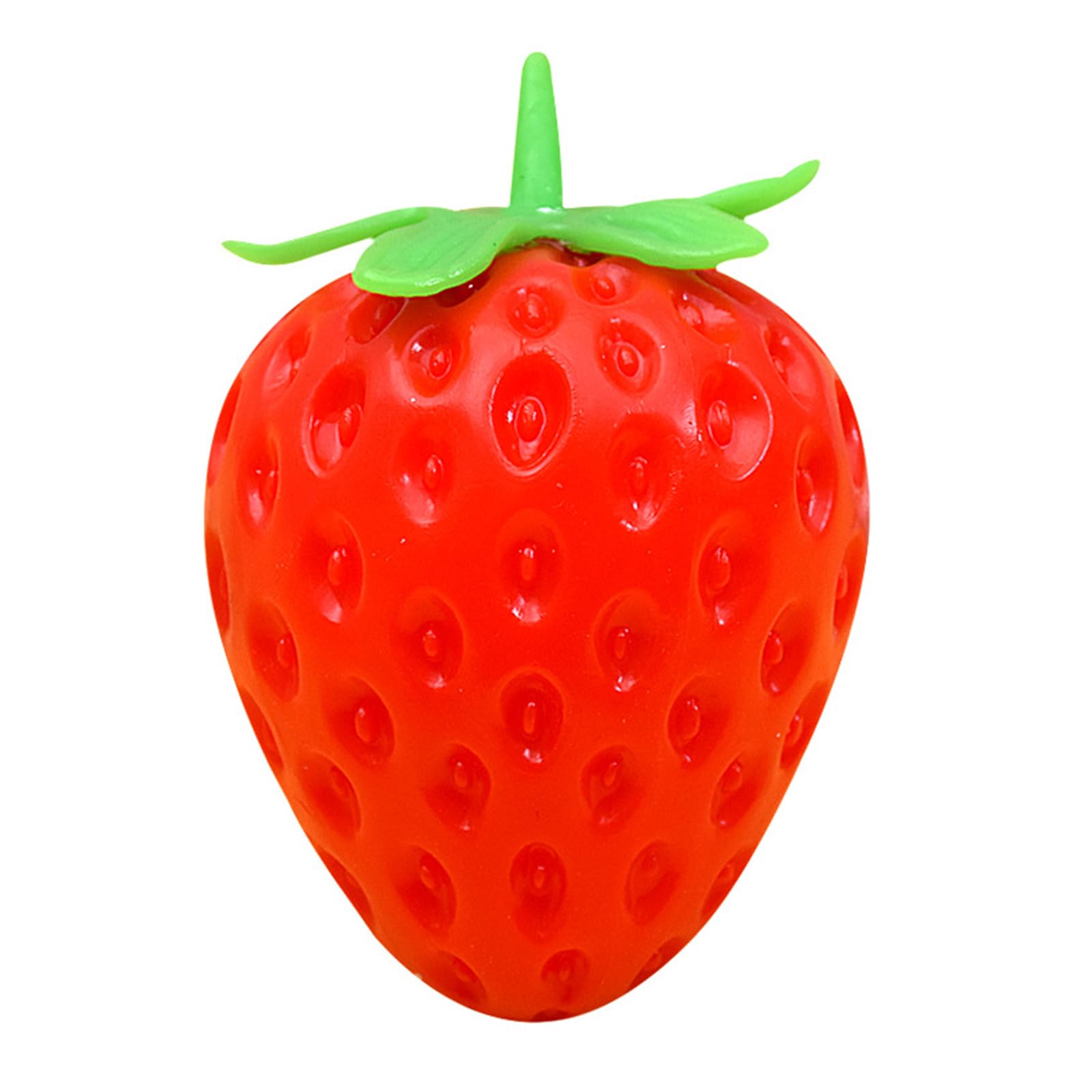 Simulation Strawberry Fruit Squeeze Toys Fidget -Reducing Toy Cute Strawberry Squeeze Toys for Kids Adults Autism Birthday Gifts