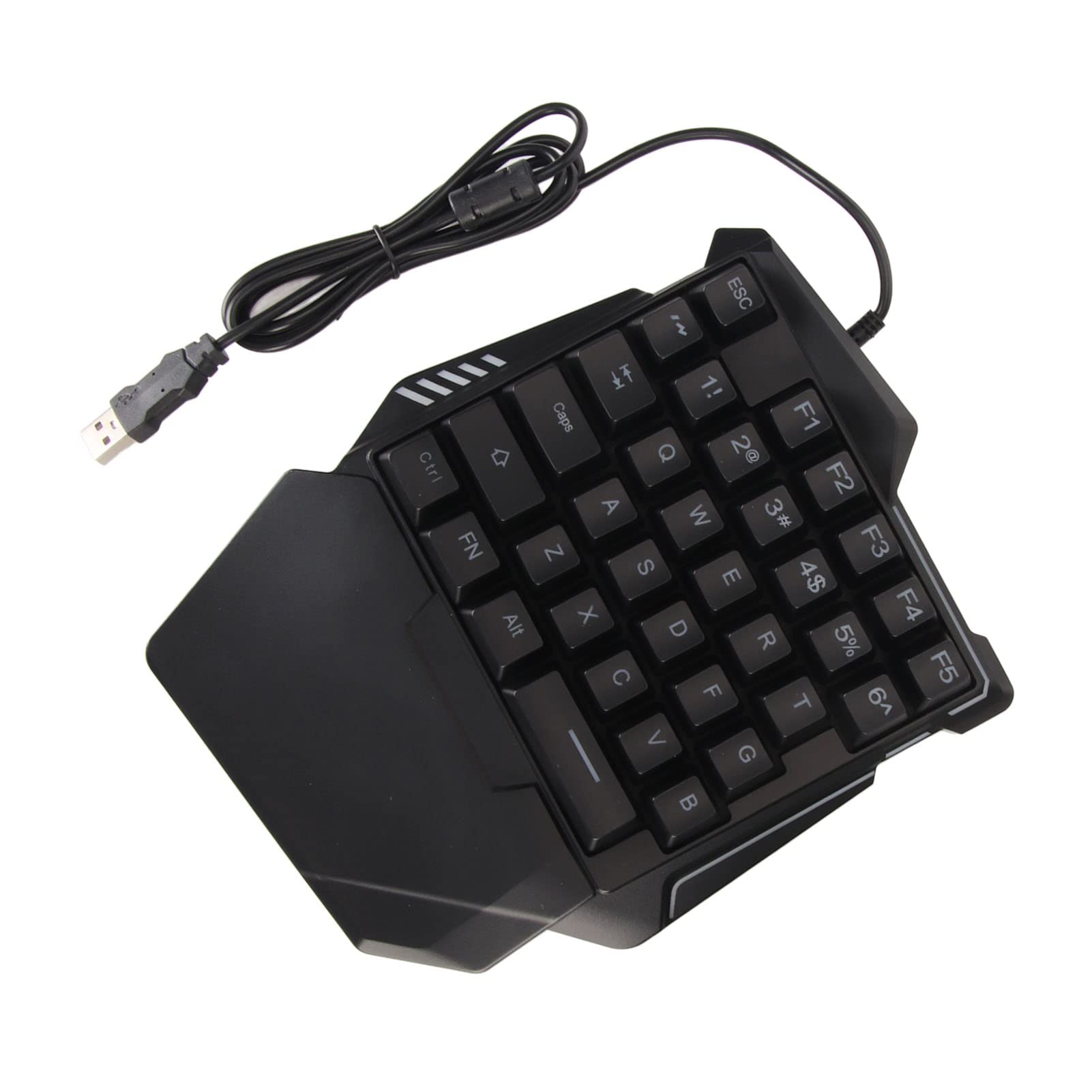 Combo Tastiera e Mouse per metà Gioco con una Sola Mano, con Supporto Convertitore Tastiera e Mouse per, Console 360, FPS, Giochi FTG