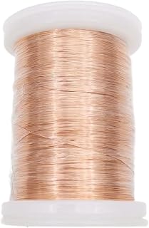 0,13 mm, 0,25 mm, 0,51 mm, 1 mm, 1,25 mm, Alambre de Cobre, Bobina de Cobre, bobinado de Alambre de Cobre, 100 g (Color : Brass, Size : 0.13mm)