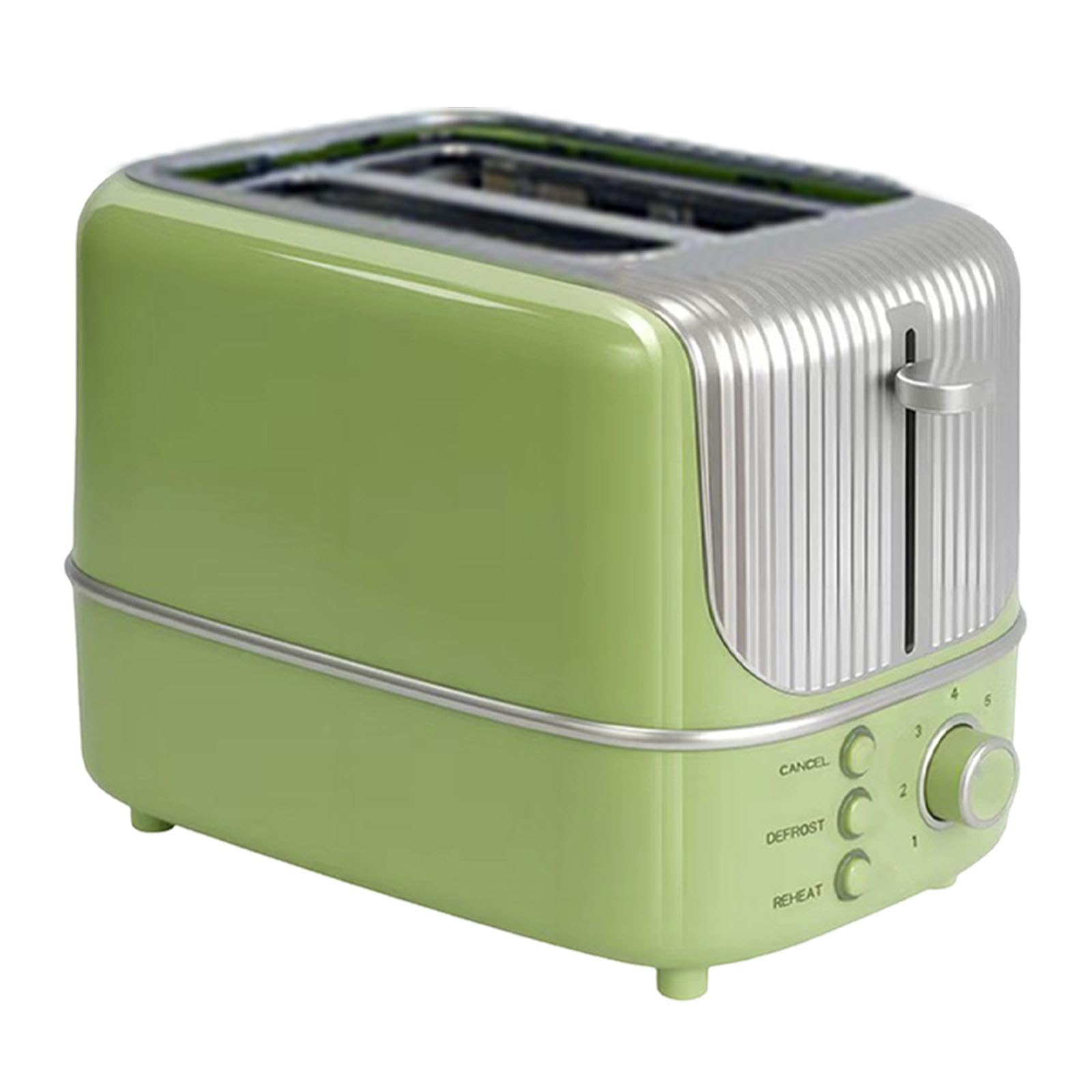 2 Slice Toaster, Home Use Compact Breakfast Machine with 9 Browning Settings Green| Kitchen Dining & Bar | Small Kitchen Appliances | Toasters-picture-25