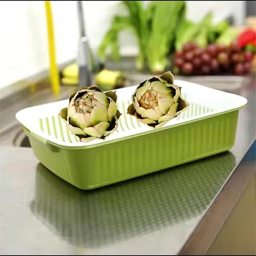 Miniatura 6 de WESAPPINC Alcachofa artificial grande verduras y frutas falsas para cocina, hogar, mesa, decoración de boda (verde)