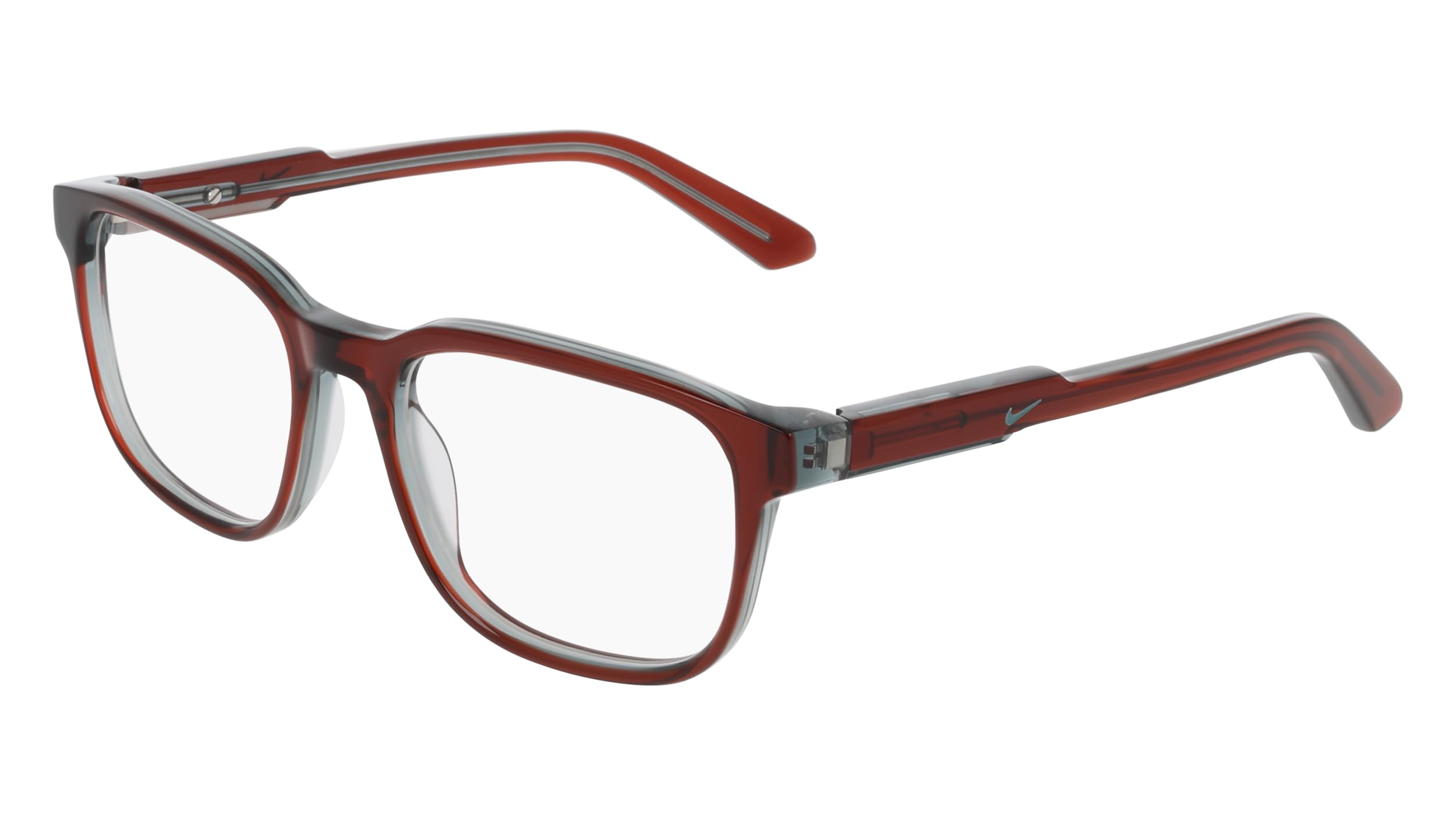 Nike 5062 618 Burnt Sienna/Slate Blue 51/19/140 Boy Glasses, 618 Burnt Sienna/Slate Blue, 51/19/140