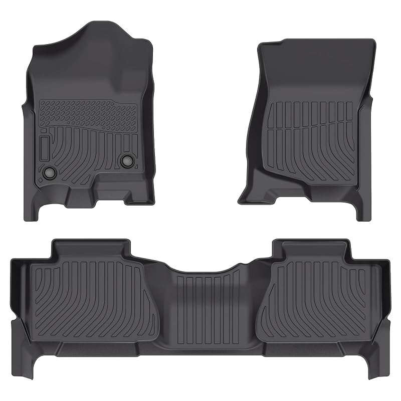 Tapete automotivo dianteiro esquerdo em TPE para Chevy Tahoe e GMC Yukon 2007–2014, preto, CARTIST