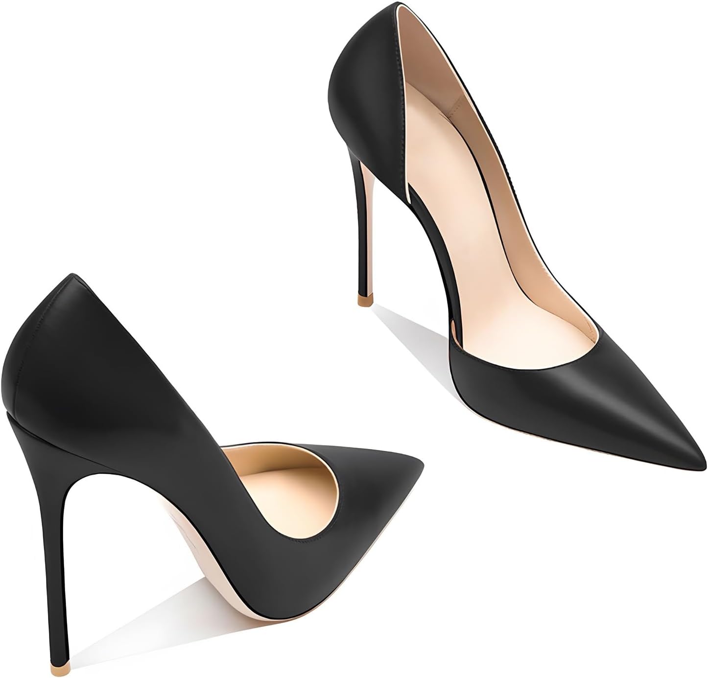 Women's 3.9 Inch Pumps Pointed Toe Stiletto Heels Shallow Mouth High Heels Party Night Club Wedding Dress Shoes - Image 4