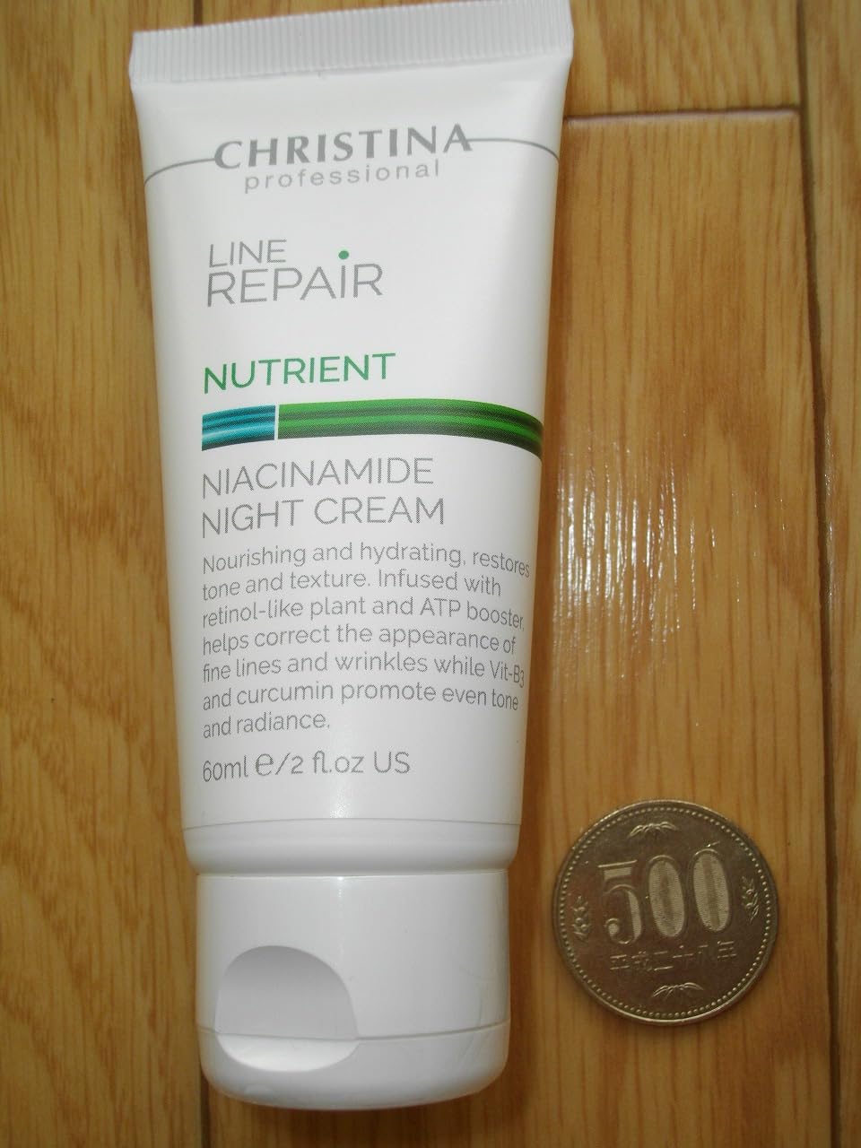 Christina Line Repair Nutrient Niacinamide Night Cream - 60ml - Vitamin B3, Plankton Algae, Glycolic and Circumin Night Moisturizer for Face - Repairing and Nourishing