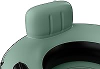 Vista 5 de Retrospec Siesta Float 48" Inflatable River Tube Heavy-Duty Water Float w/Backrest & Cup Holders 300 lbs Repair Kit Pool, Lake & River