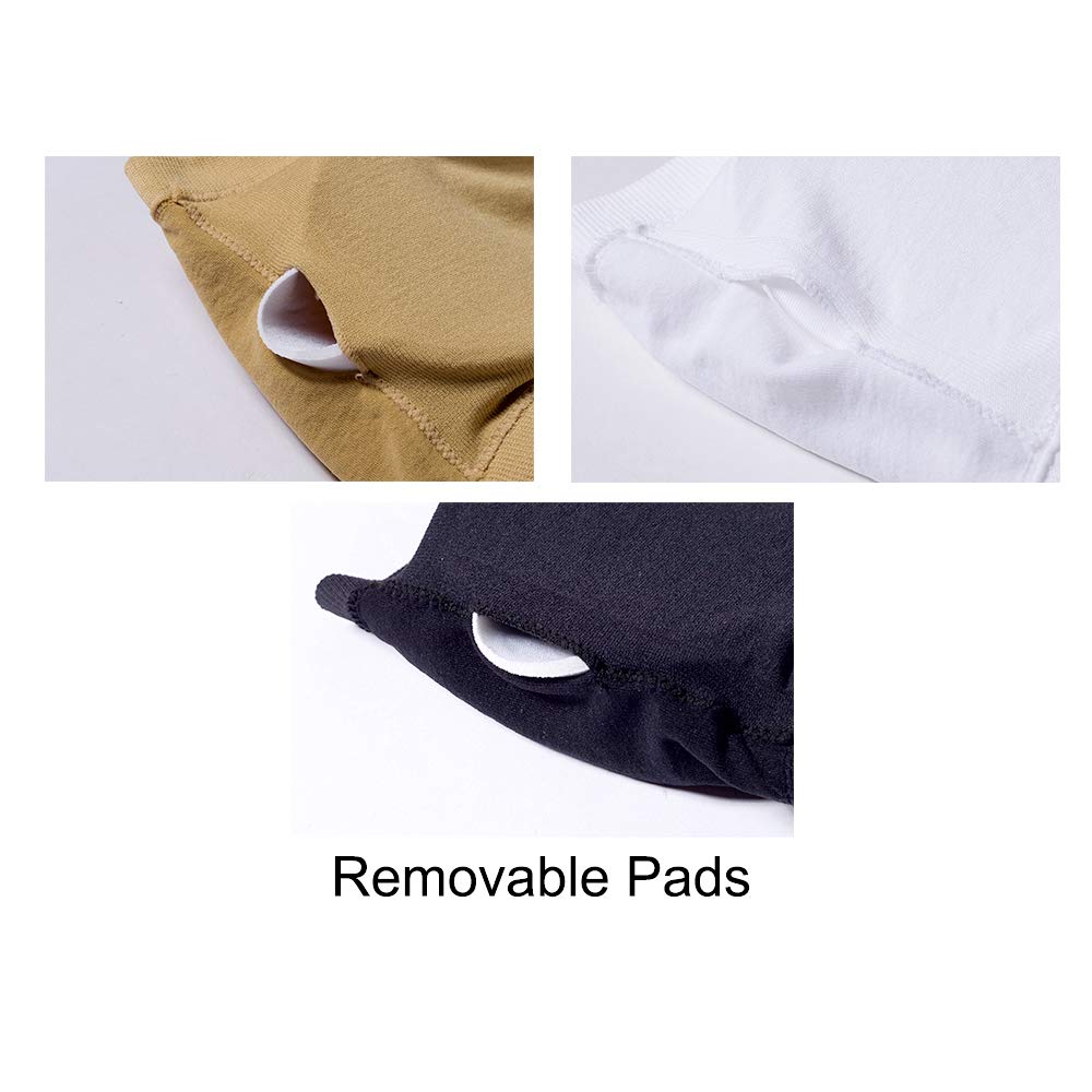 Lemef Sujetador sin Tirantes sin Costuras Bandeau Elástica con Rellenos Extraíbles para Mujer