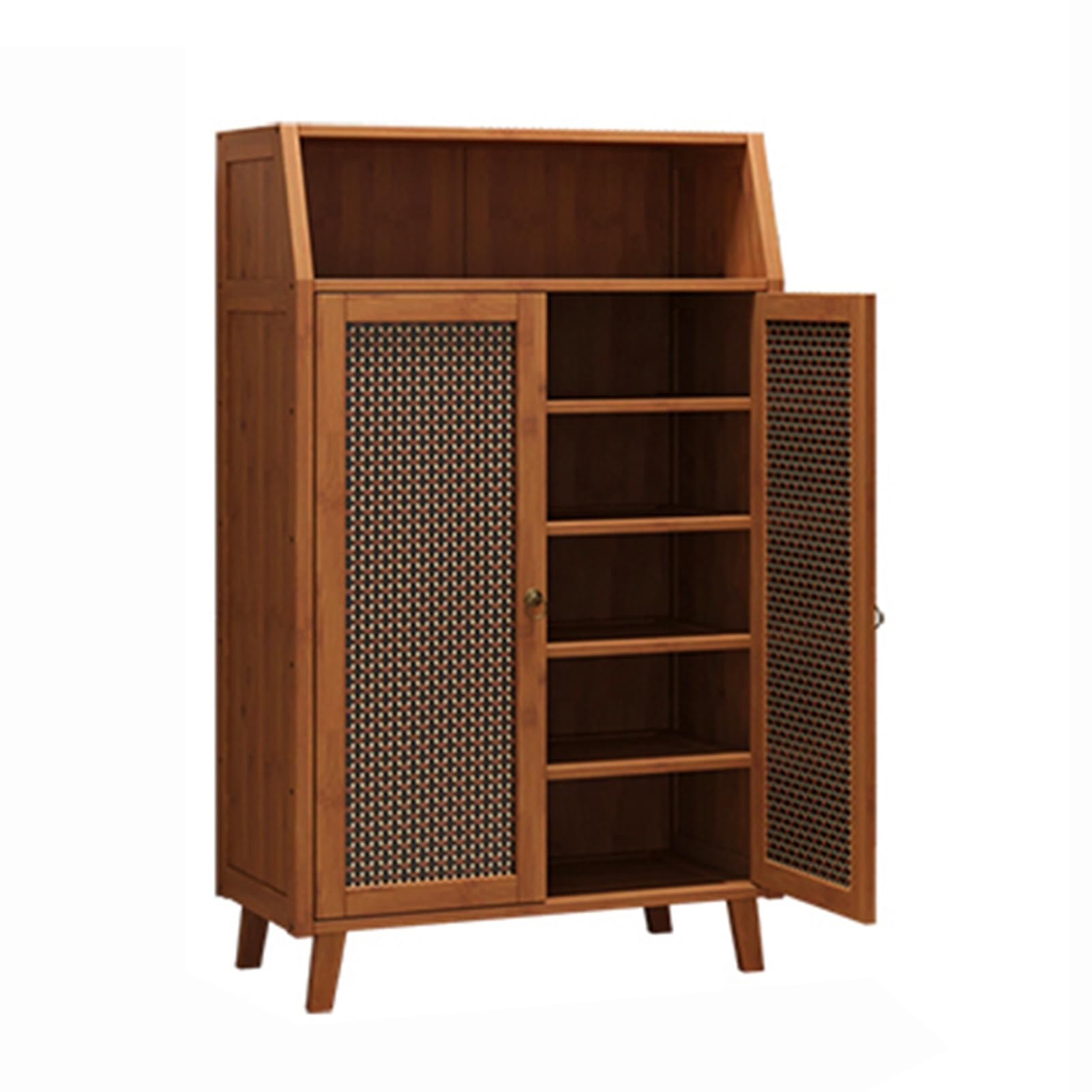 Schuhschrank Schmal, Vertikales Schuhregal, Multifunktional Schuhablage Schuhaufbewahrung, Platzsparend Regal für Schuhe, für Flur, Wohnzimmer, Schlafzimmer(110x60x31cm/43.3x23.6x12.2in)