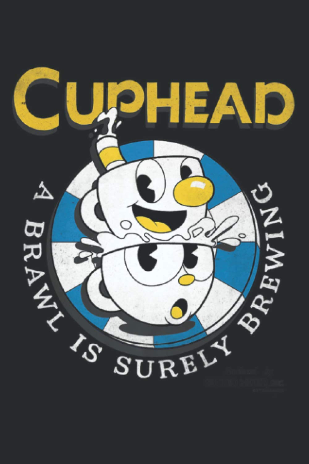 Cuphead Mugman Poker Chip Brewing Brawl Premium: Daily Planner - Undated Daily Planner for Staying on Track