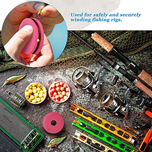 ANTHYTA 16 Stück Schaumstoff Schnuraufwickler für Vorfächer 43 * 13mm Fishing Vorfach Angelschnur Spulen mit Kunststoff… – Bild 6