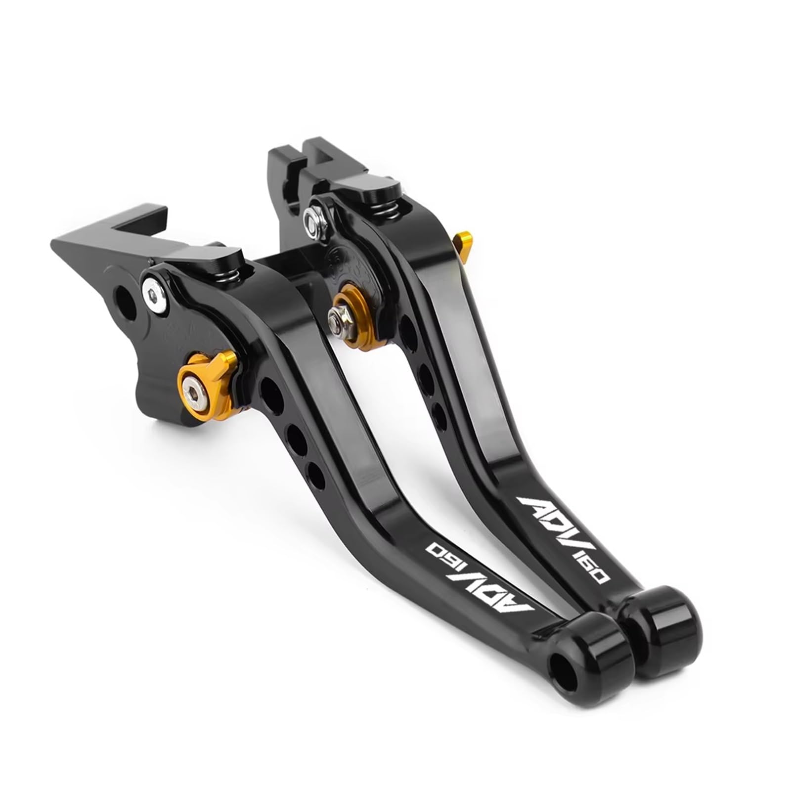 Mingbereit F Motorcycle Brake Lever Motorcycle Cnc Clutch Brake Lever Adjustable Handle Levers 6-Speed Adjustment Or Adv160 2023-2024 Clutch Lever(F)