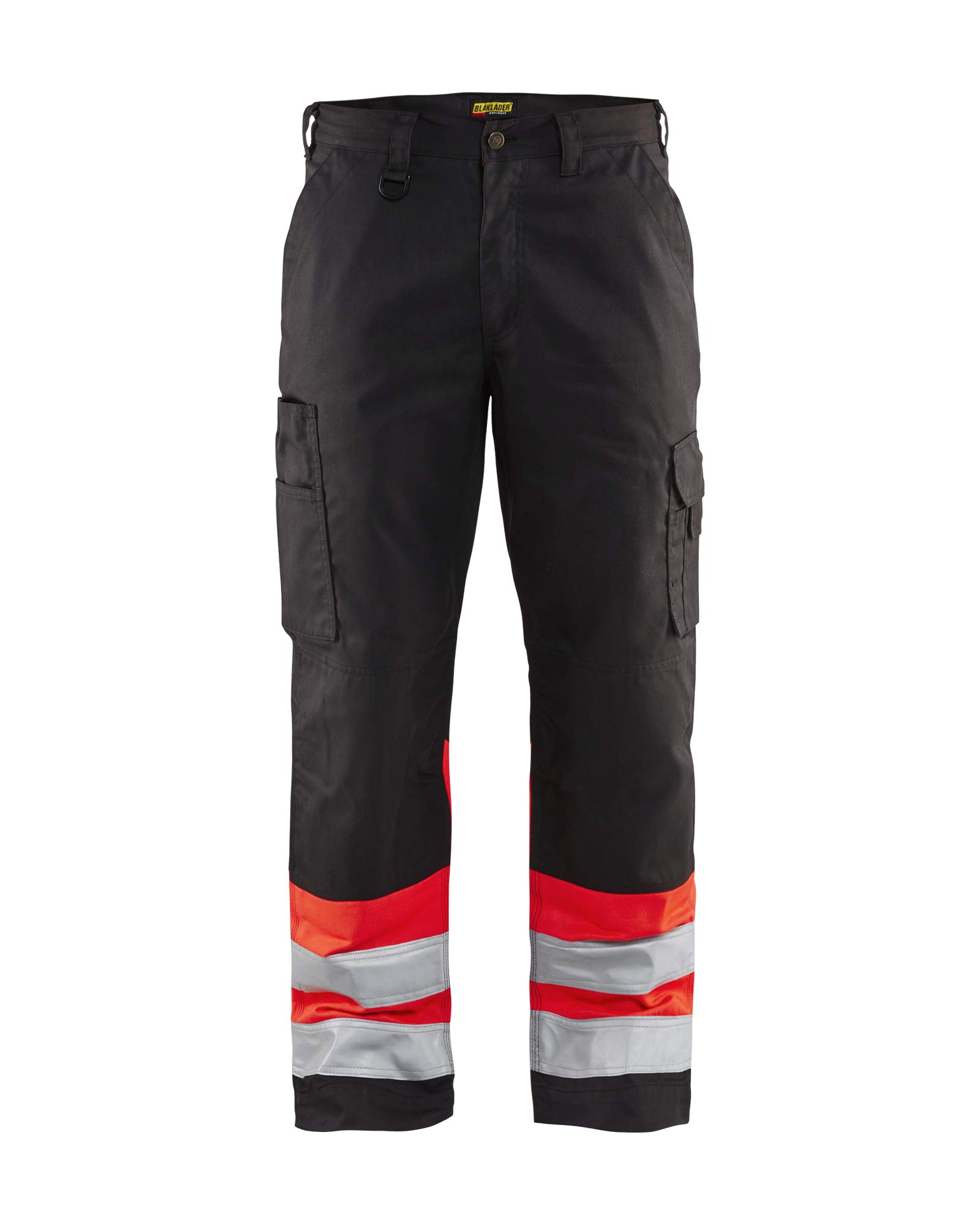 Blakläder 156418119955 C42 – Pantalón reflectante negro/rojo, multicolor, 156418119955C56