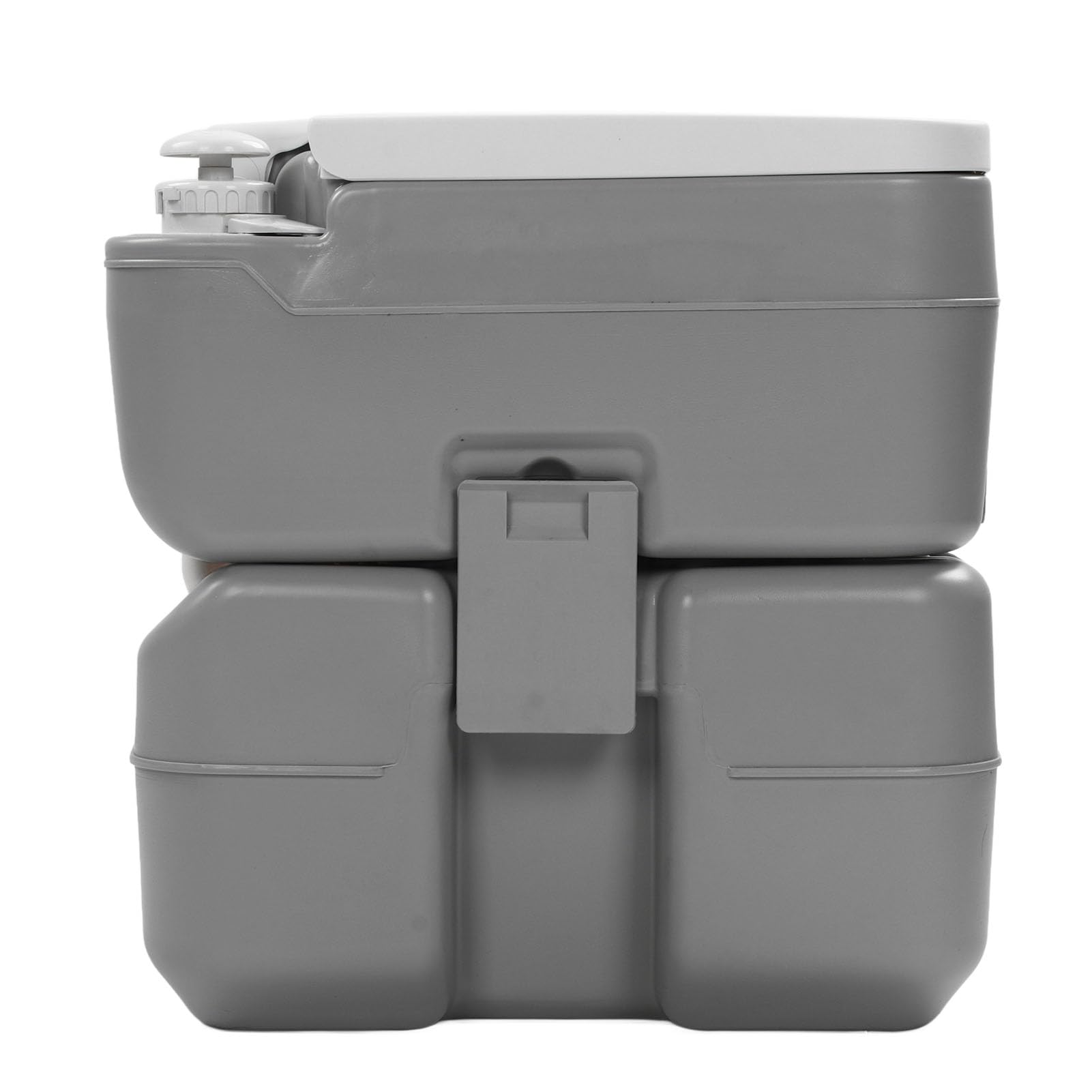 Toilette Portable avec Chasse d'Eau, Toilette de Camping avec Réservoir à Matières 12 L et