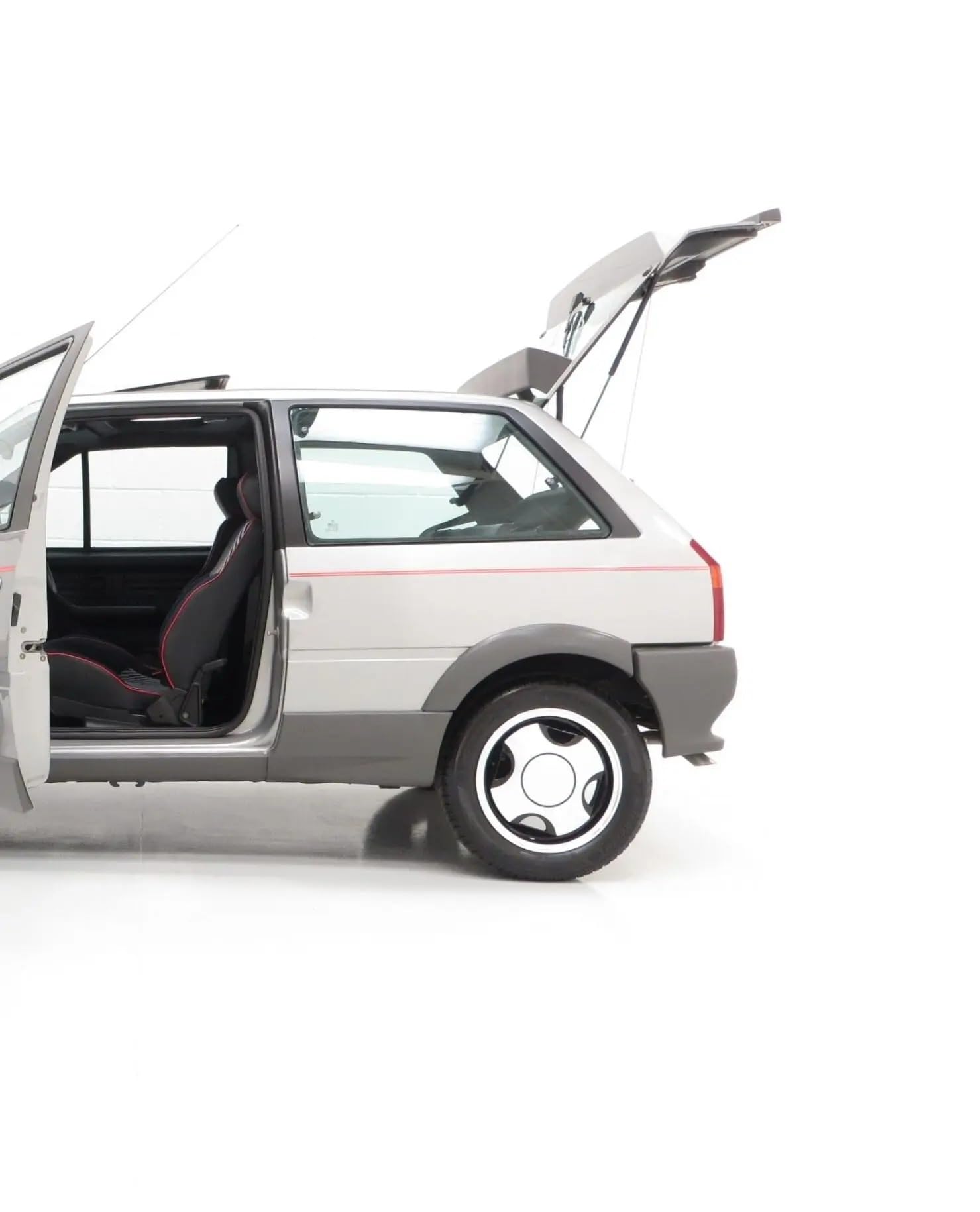 WXHHSM Sprężyny gazowe do Citroen AX 1986-1998 Do Proton Tiara 1996-2000 Hatchback Bagażnik Podnośniki Amortyzatora Prop Amortyzator Tylna Klapa Rozpórki (fioletowe włókno węglowe)