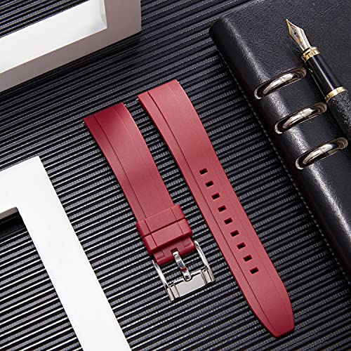 Image of BINLUN Quick Release Silicone Watch Bands Replacement Rubber Watch Straps 18mm 19mm 20mm 21mm 22mm 24mm Smartwatches Bands for Men and Women Waterproof Sport Watchbands