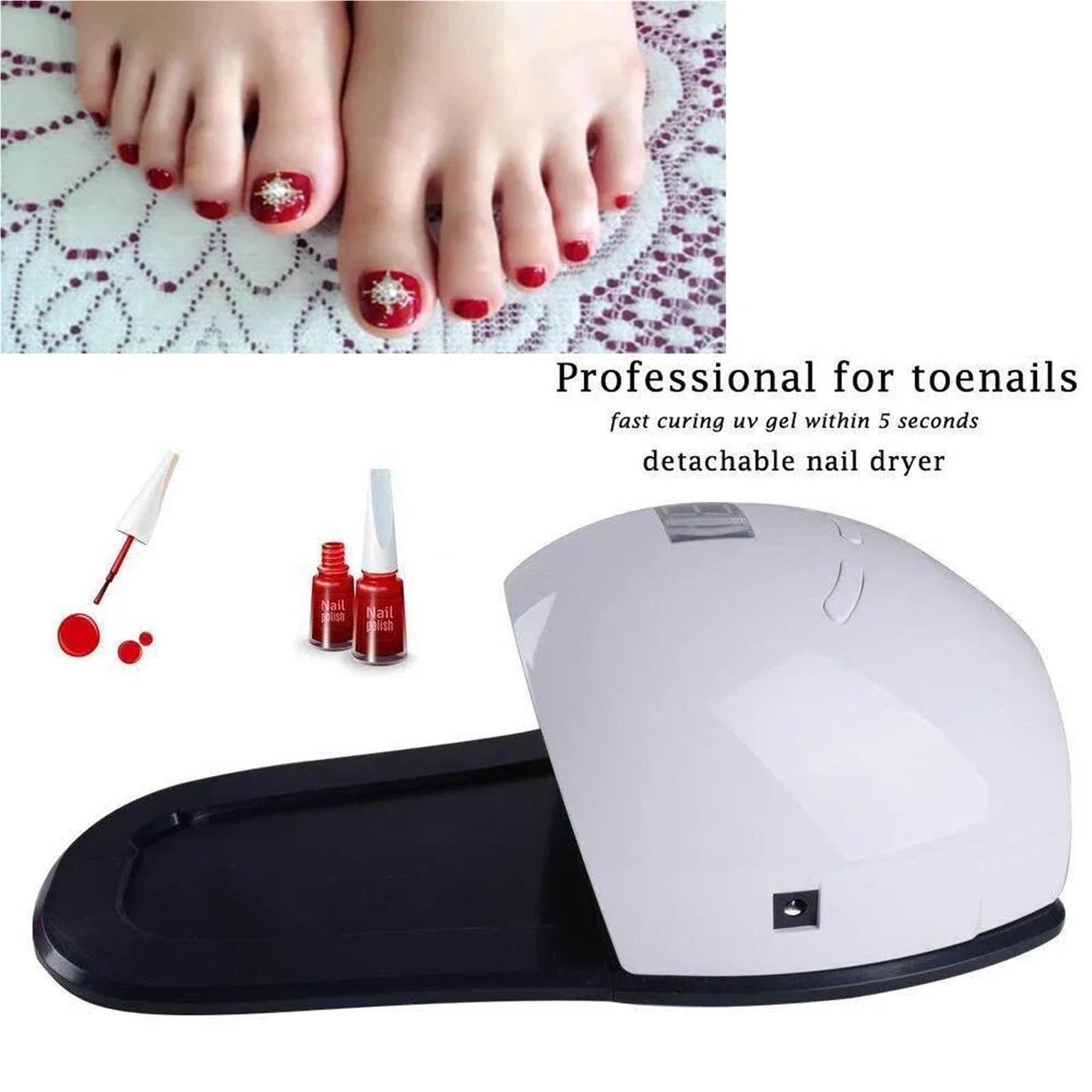 Lampa LED do paznokci, Lampa UV LED 48W do manicure stóp, suszarka paznokci, przenośny żelowy lakier, utwardzacz, narzędzia zdobienia