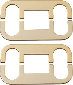 2 Pairs Bi-Wire Jumper Plates Copper Connector Compatible with Bowers Wilkins DM6 DM601 DM602 DM603 CDM Series Speakers
