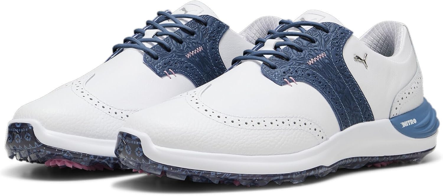 25cm プーマゴルフ ファントムキャット ニトロ フェアアイル シューズ