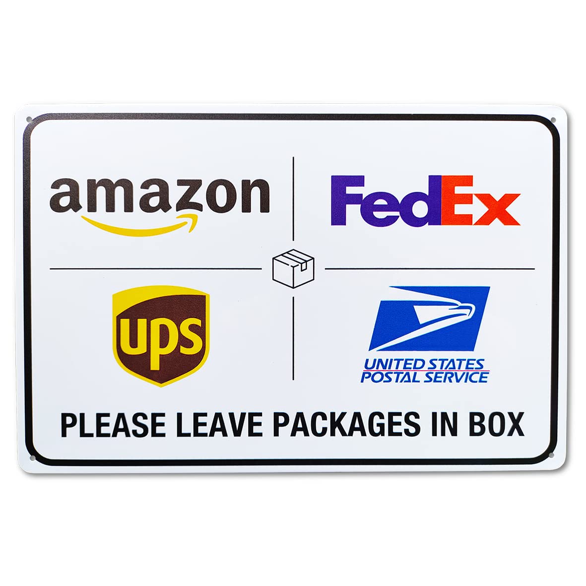 Amazon.com: Package Delivery Sign, Please Leave Packages In Box ...