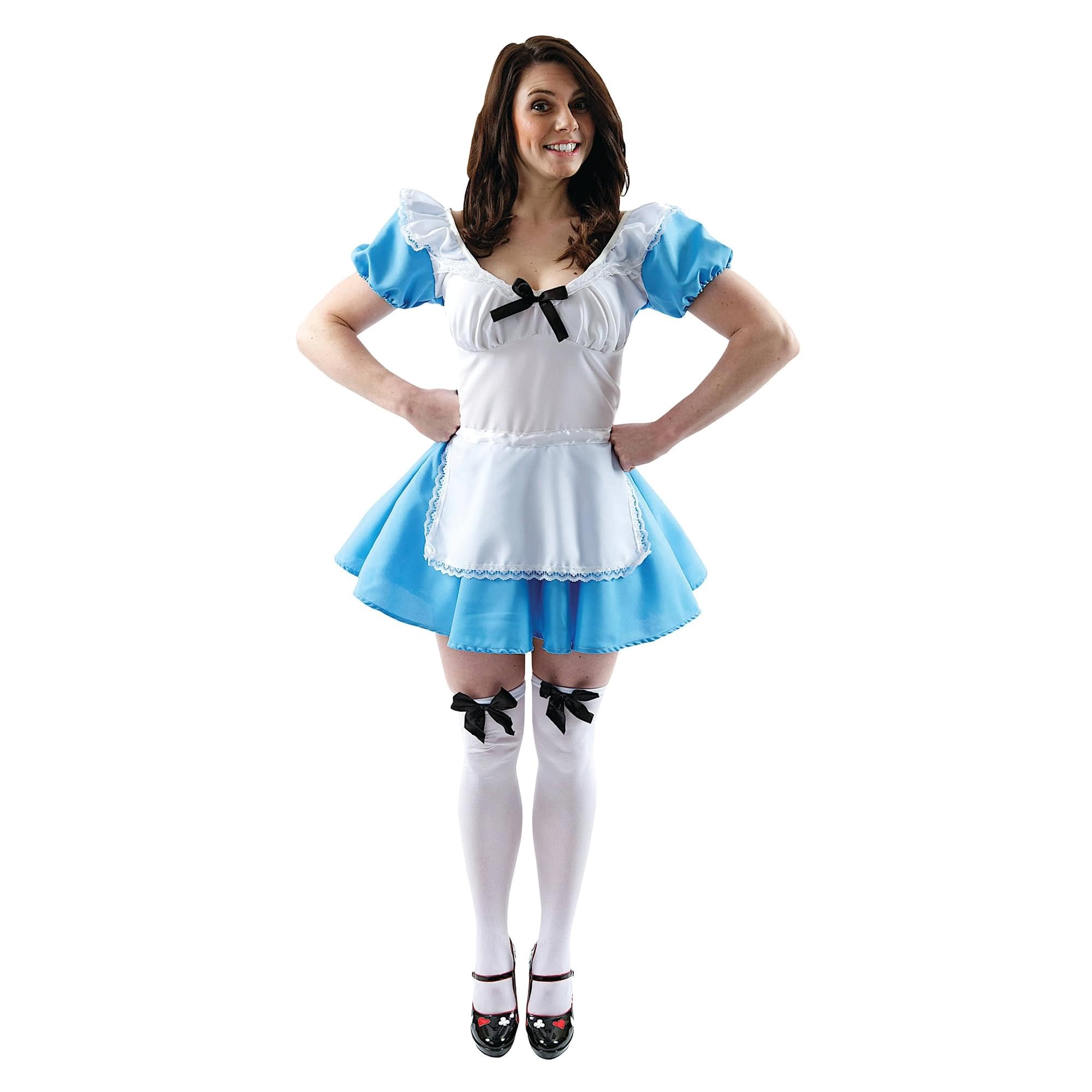 ORION COSTUMES Mujer tradicional Azul Alicia en el país de las maravillas Día mundial del libro hada Disfras a la moda