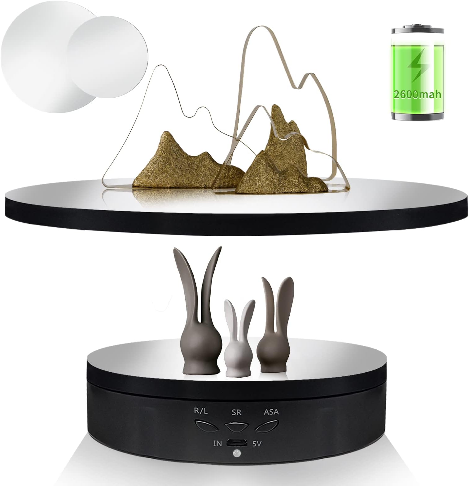 Amagogo 360 Degree Electric Turntable Display Rotating