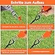 prota Abspannseile mit Seilspanner 4m, 4 Stück Reflektierend Abspannseile Seil, 4mm Leichte Abspannleine Zeltschnur Einstellbare Seilratsche mit Haken für Campingzelte Markisen Orange
