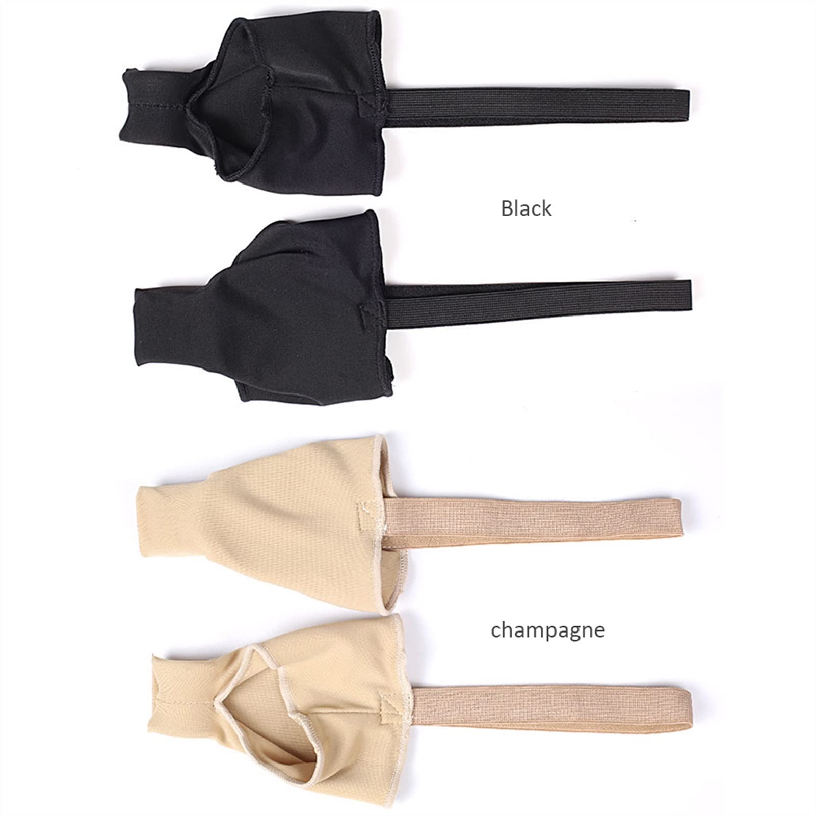 Raddrizzatore per Dita del Pollice Separatore per Alluce valgo Correttore Pad Stretch Alluce valgo Protezione per Dita dei Piedi Ortopedico per Donne e Uomini (Champagne S)