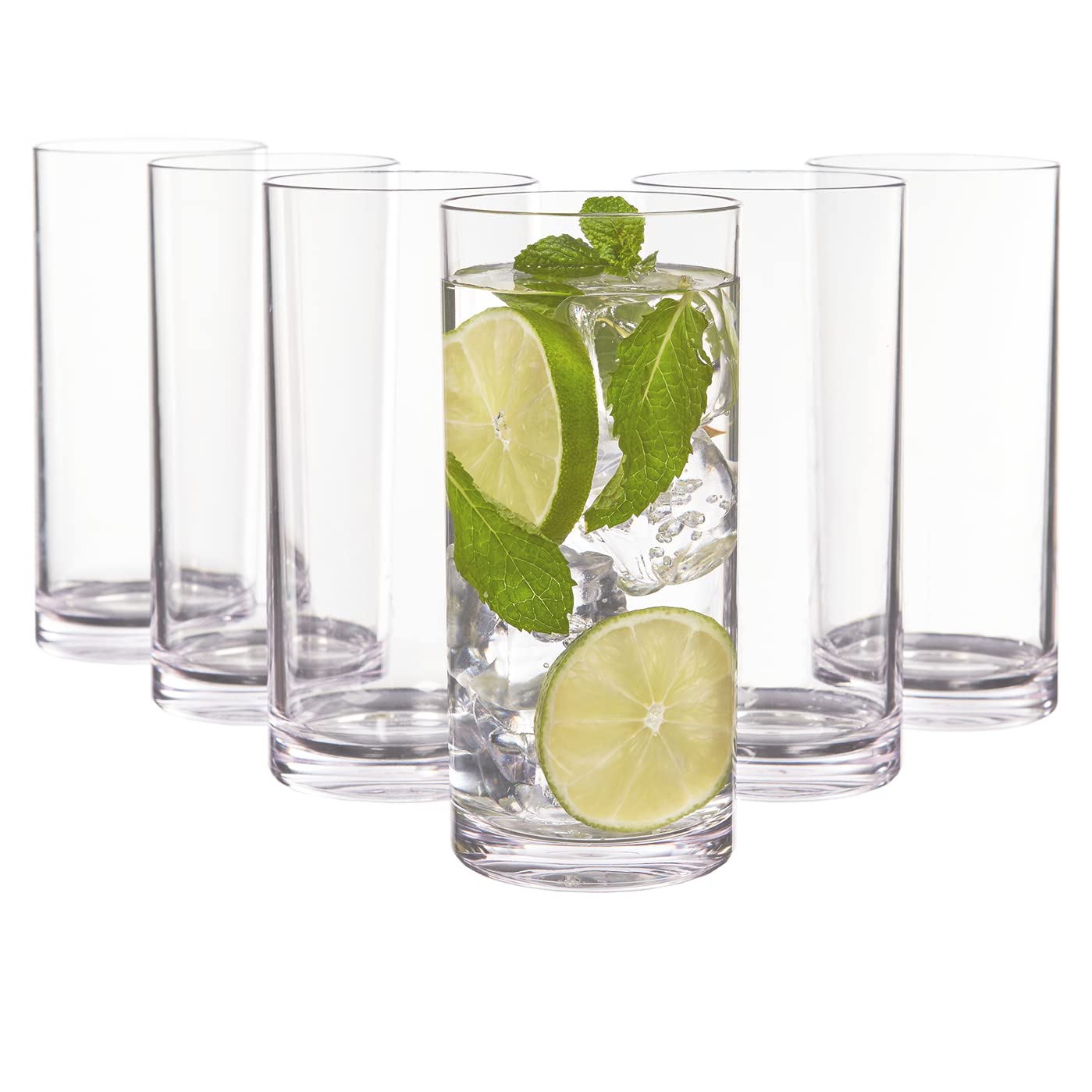 Classic Premium Quality Plastic Water Tumbler (6pk)