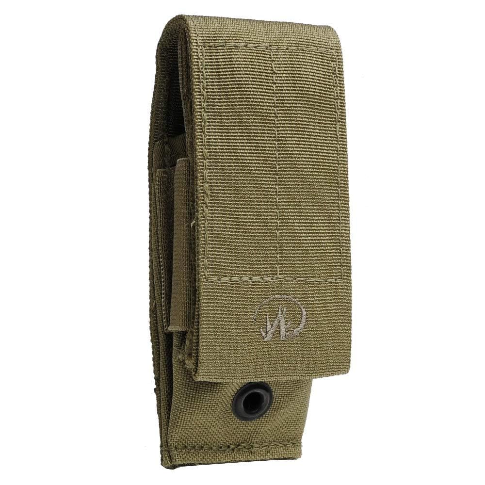 Molle Sheath - Nylon Holster for Super Tool 300, Skeletool & More, Brown, Extra Large