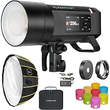 Flashpoint XPLOR 400 Pro II R2 TTL All-in-One Outdoor Flash, with 25.5" Softbox and Color Gel Kit