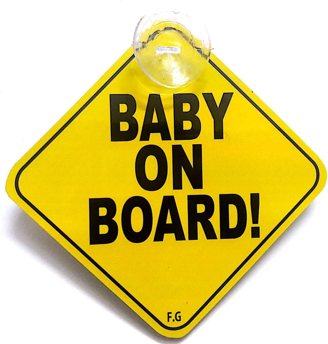 Baby on Board Yellow 006