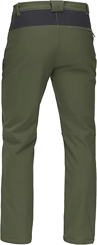 Miniatura 2 de TACVASEN Pantalones de esquí para hombre, con forro polar, impermeables, aislados, para senderismo, trabajo al aire libre, caza, carga