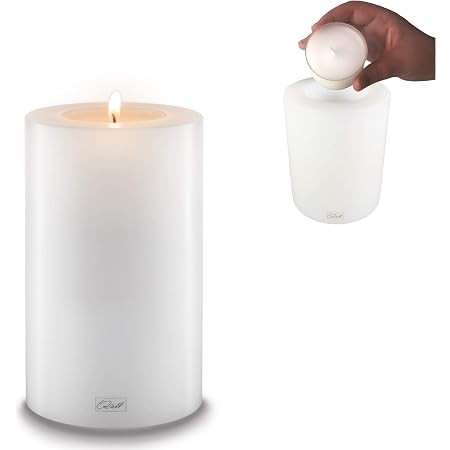 Qult FARLUCE Teelichthalter Trend Colour – Ø 8 Cm, Höhe 9 Cm, Kunststoff, Made In Germany, In Taupe