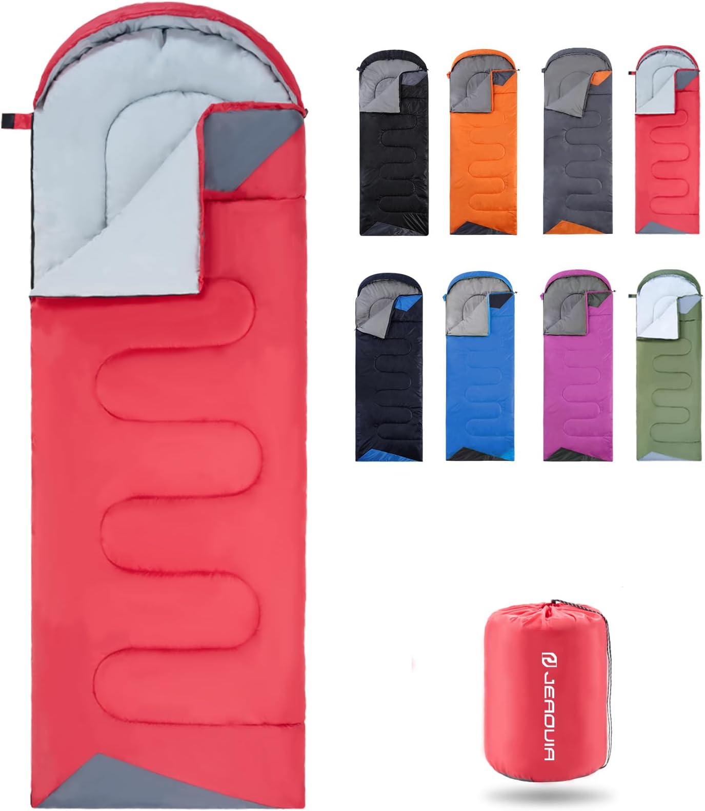 Sleeping Bags for Adults Cold Weather - 20 Degree Big&Tall Size Backpacking Lightweight Waterproof for Girls Boys Mens Teen Women for Camping Hiking Outdoor Travel Hunting with Compression Bags