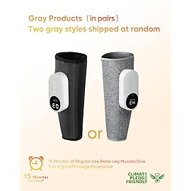 LINGTENG Leg Massager for Circulation and Pain Relief, Calf Air Compression Massager with Heat, Leg Massager with 3 Intensities, 3 Modes, Easy to use, Muscle Relaxation, Gifts (Pair)