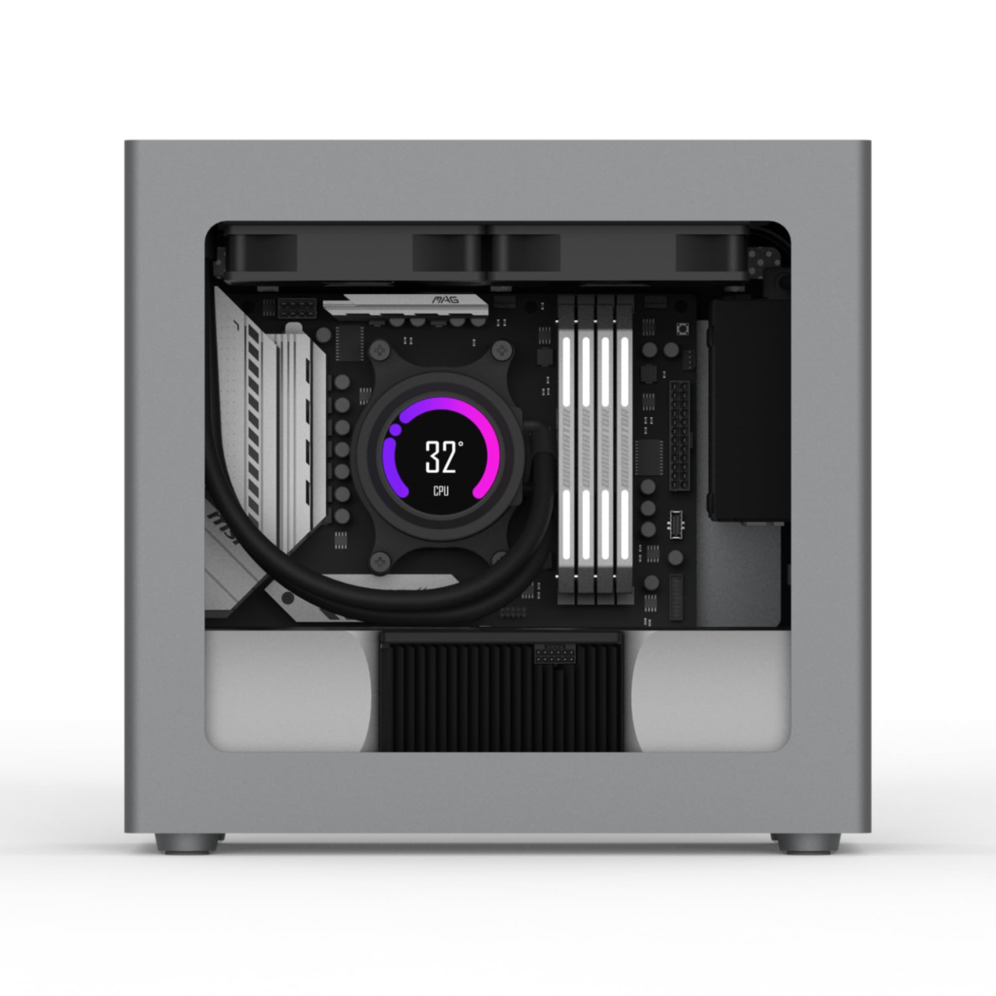 Amazon.com: COOJ Z18 Side Glass,matx Micro-ATX/Mini-ITX Gaming PC