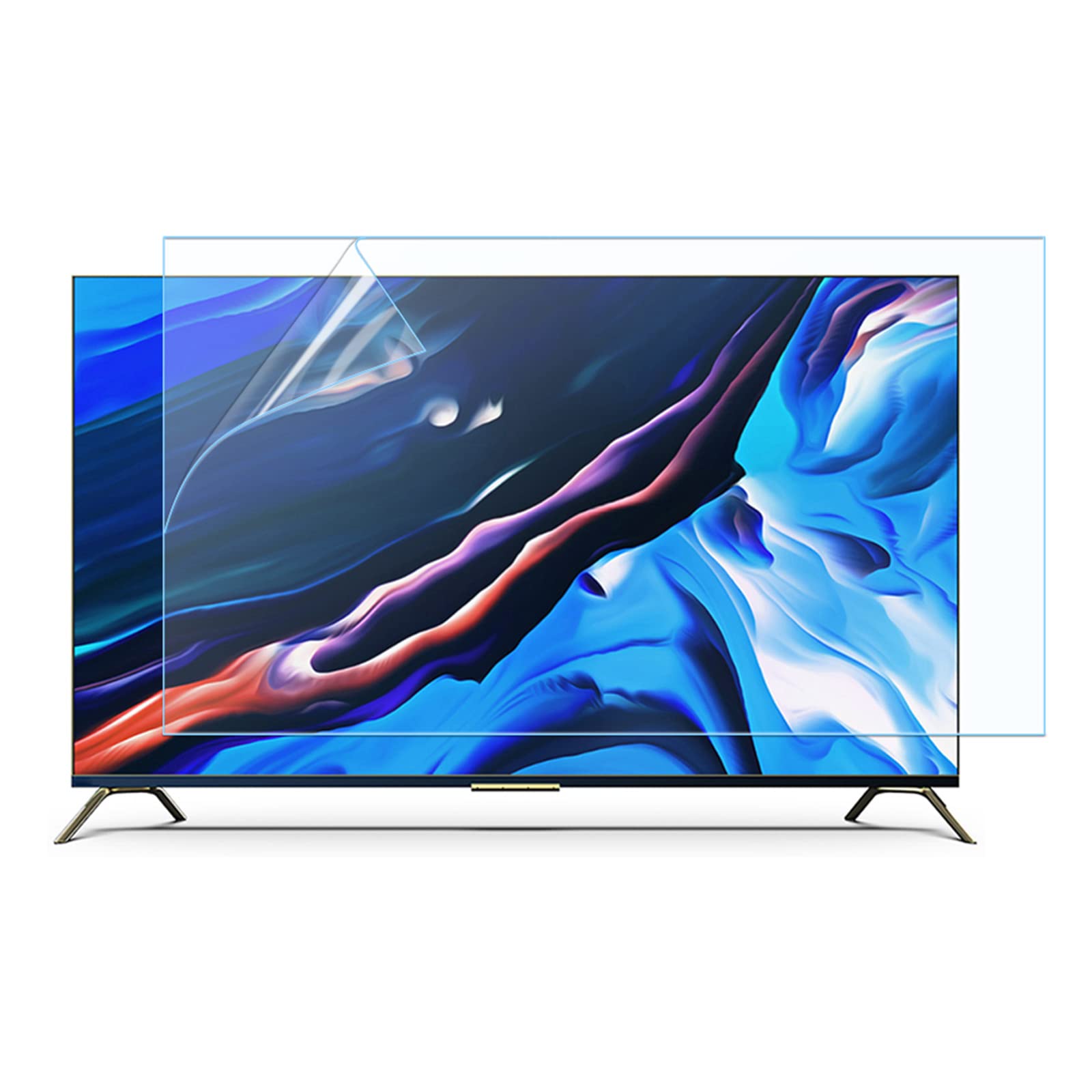 Filtre Protecteur d'Écran TV Anti-Lumière Bleue Haute Clarté pour Dalle OLED 4K