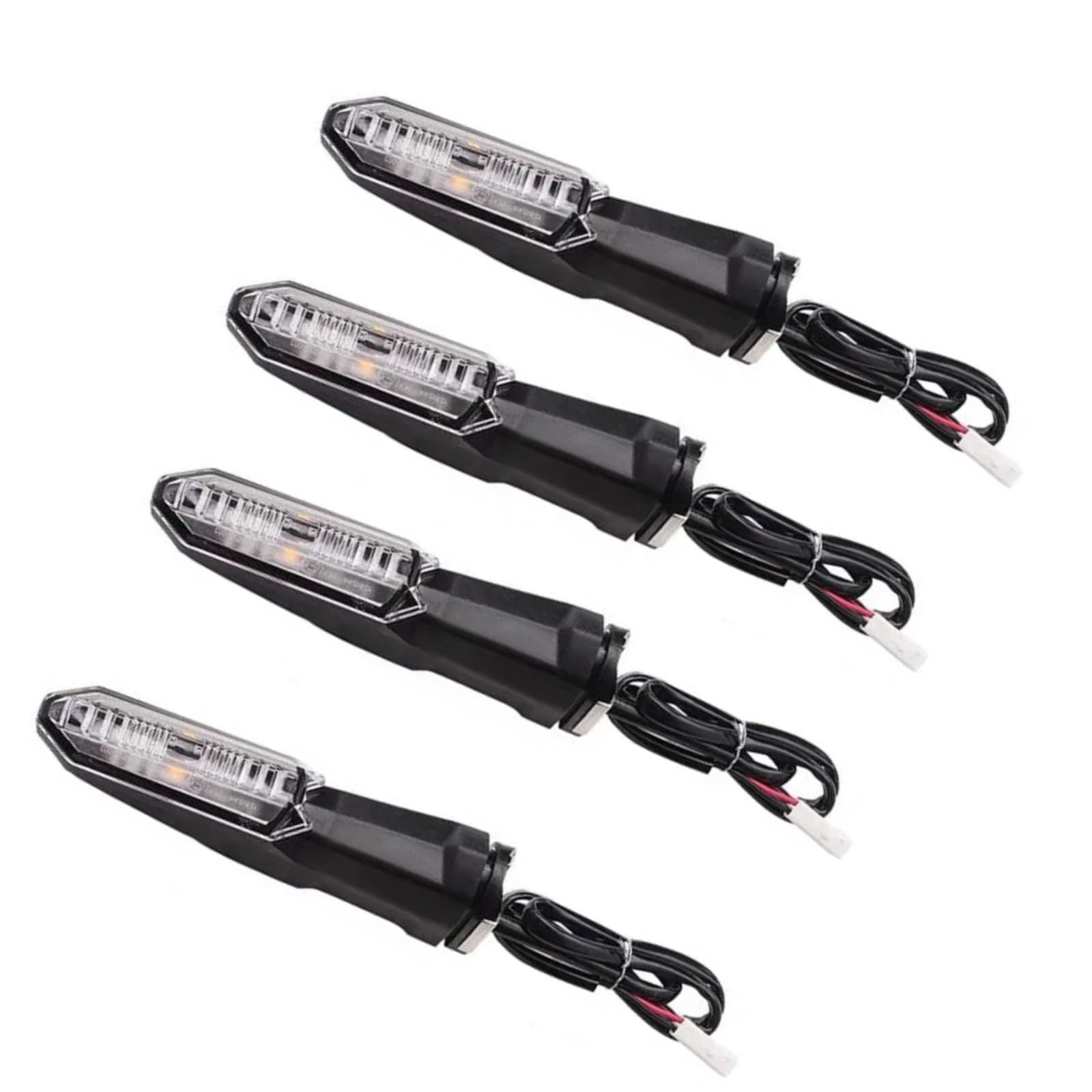 Per ER-6N Per ER-6F 2009 2010 2011 2012 2013 2014 2015 2016 Per Ninja 1000 2011-2020 1 Coppia Anteriore Indicatore Di Direzione Posteriore Lampeggianti Ambra(Clear,4pcs)