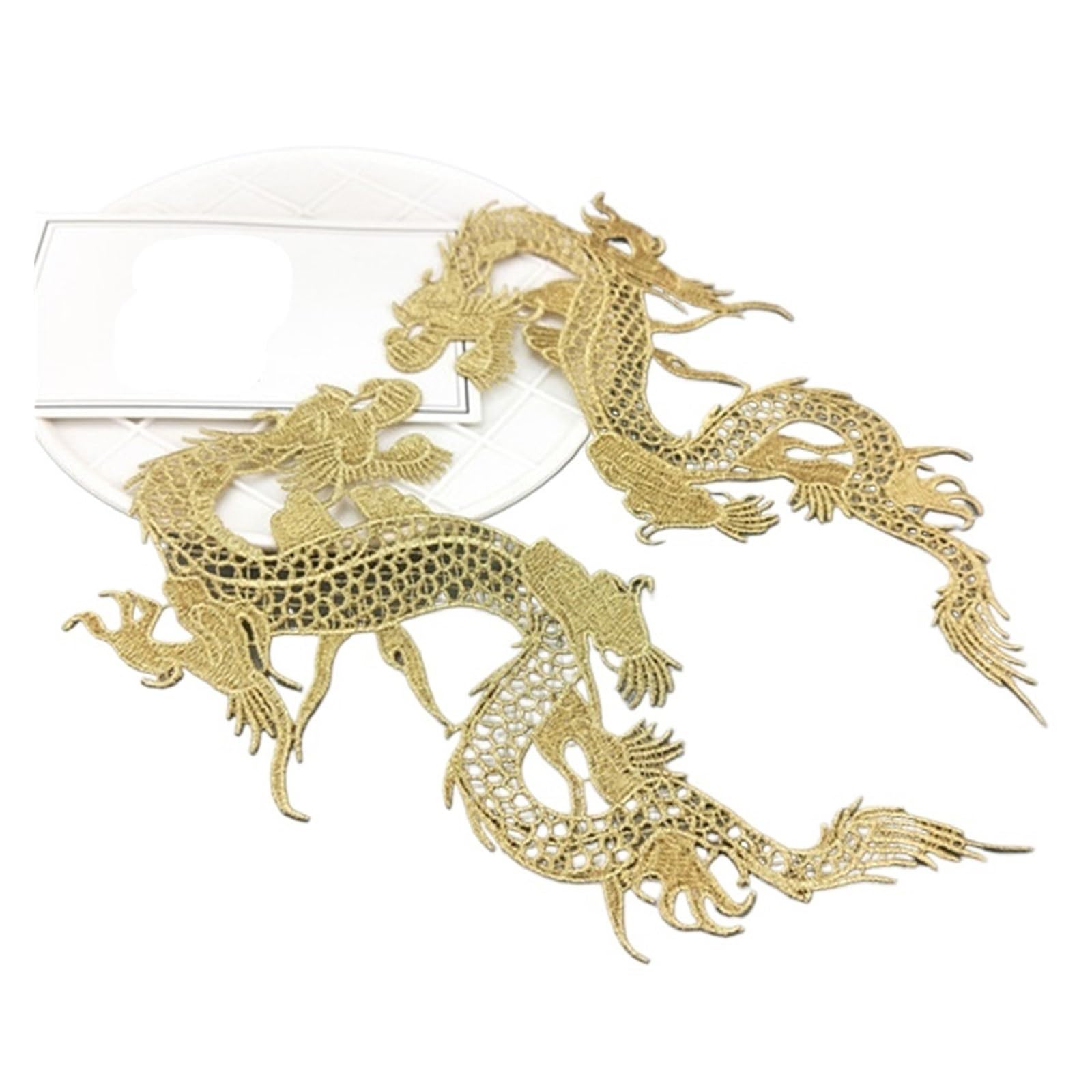 Applique en dentelle 3D brodée pour col robe DIY et coiffure de mariée
