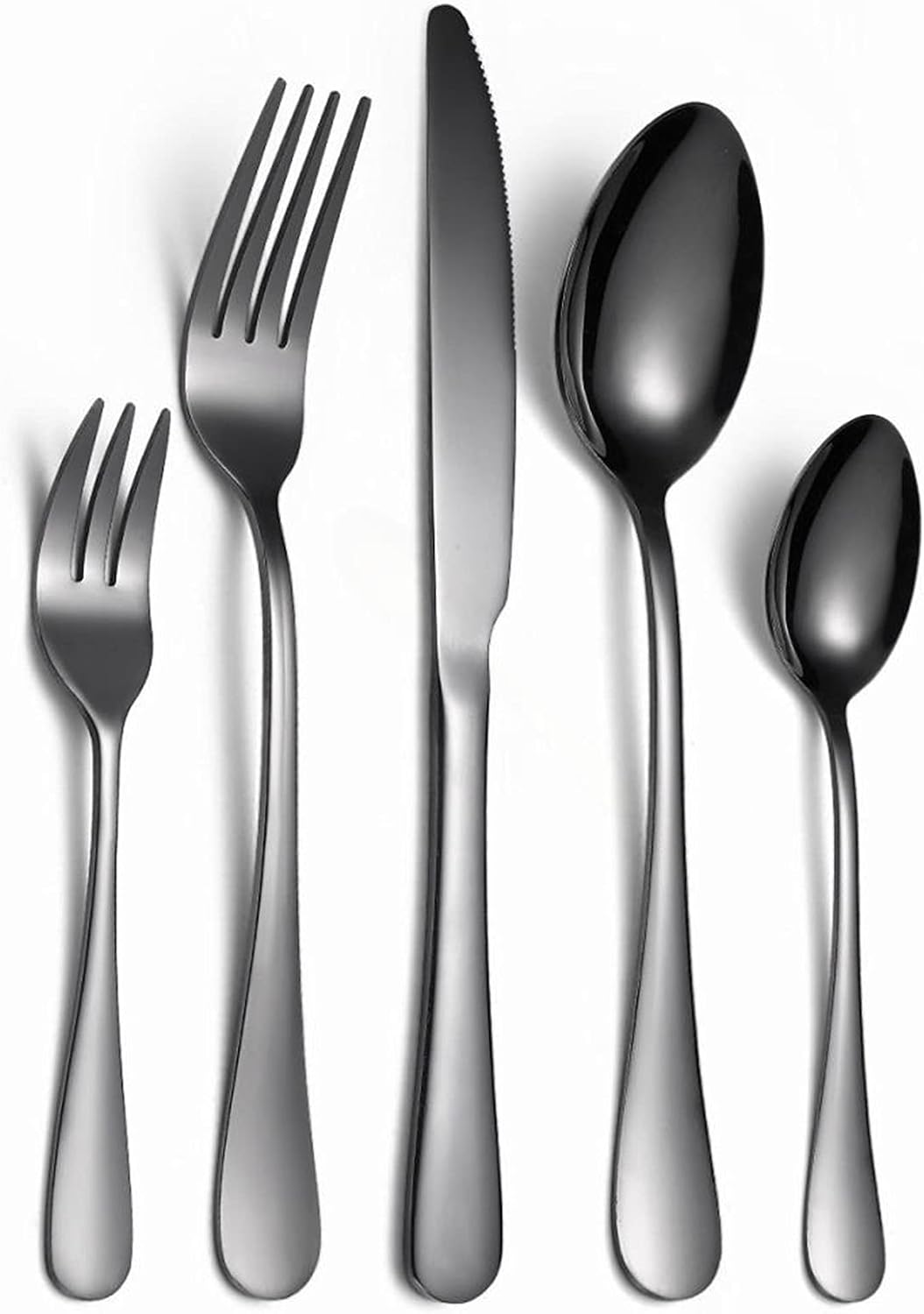 Flatware Sets Full Tableware Stainless Steel Cutlery Dinner Set Complete Gold Cutlery Set Fork Spoons Knives Golden Dinnerware Set Dropshiping Stainless Steel