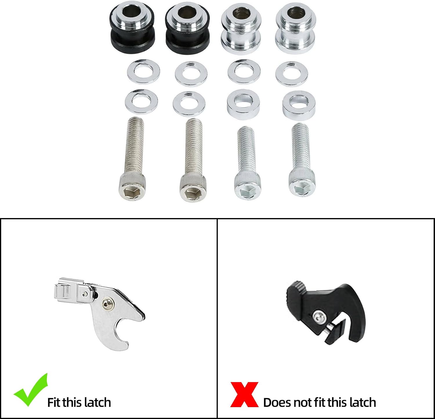 TCMT Detachable Docking Hardware Kit Fit for Harley Fat Bob Fat Boy Heritage Classic FLHC Low Rider Sport Glide Street Bob 2018-2025 Softail Slim Deluxe 2018-2021 Breakout FXBR 2018-2025