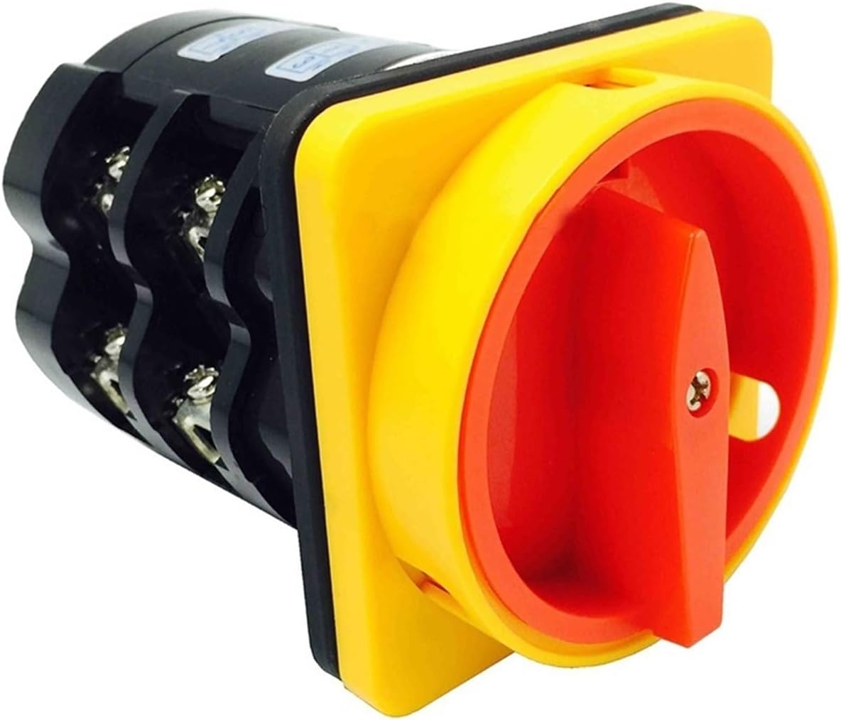 Rotary Switch knob 2 Positions 0-1 660V 60A 2 Pole 4 Terminal Padlock Conversion cam Main Power Cut-Off Switch HZ12-60/04